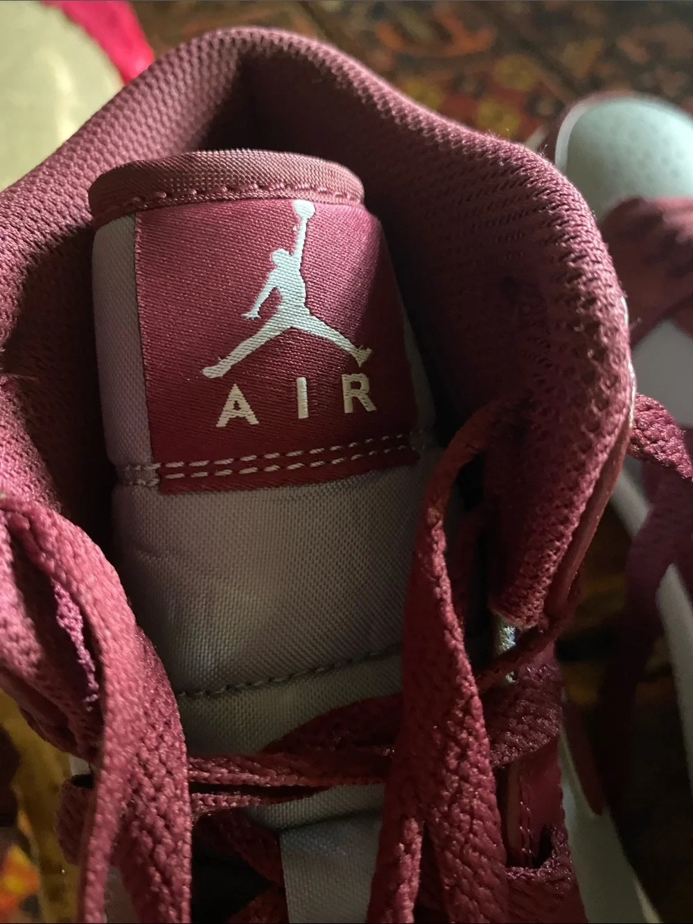 🆕 Air Jordan 1 Mid Cherrywood Red New OG all original box Mens size 9